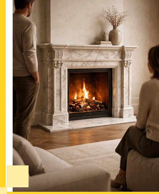 Мраморные камины под ключ в Подольске от 260450 р. | ЭриданПдл