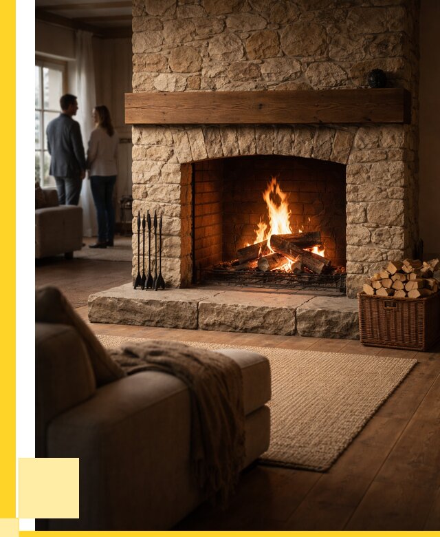 Открытые камины под ключ в Подольске от 156270 р. ЭриданПдл