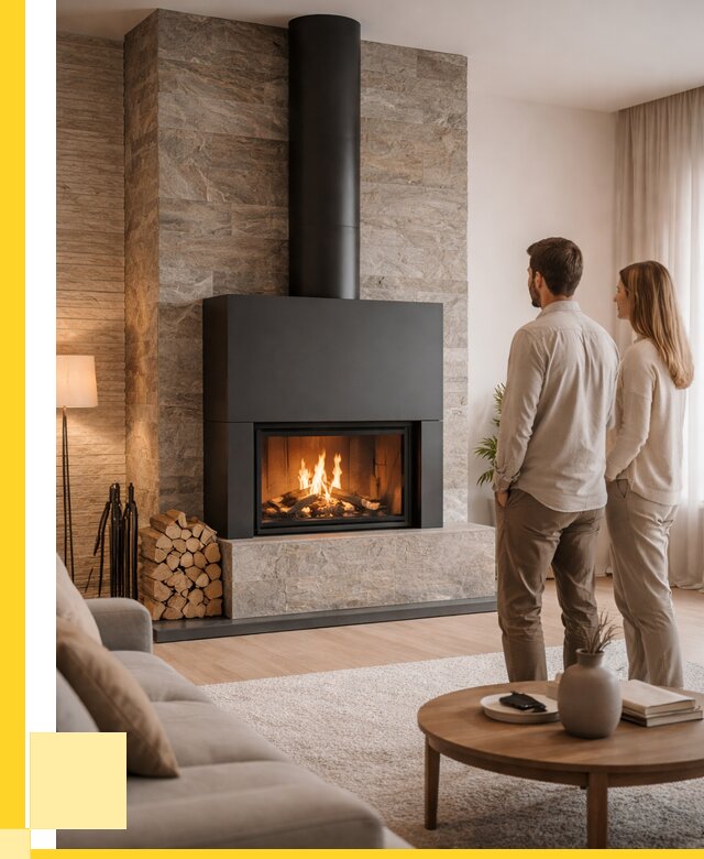 Закрытые камины под ключ в Подольске от 125016 р., ЭриданПдл