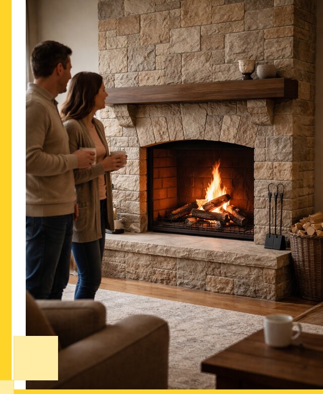 Каменные камины на заказ в Подольске от 187524 р. | ЭриданПдл