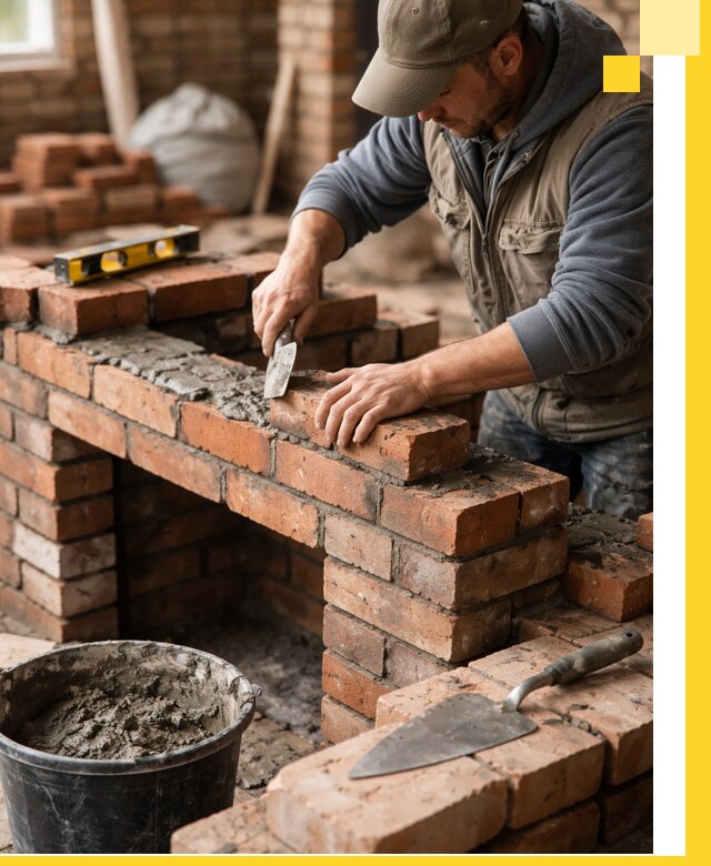 Кладка каминов под ключ в Подольске профессиональная отделка и монтаж