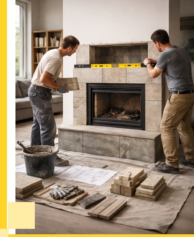 Монтаж каминов и установка в Подольске от 46881 р. | ЭриданПдл