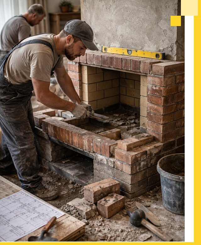 Изготовление и установка каминопечей под ключ в Подольске