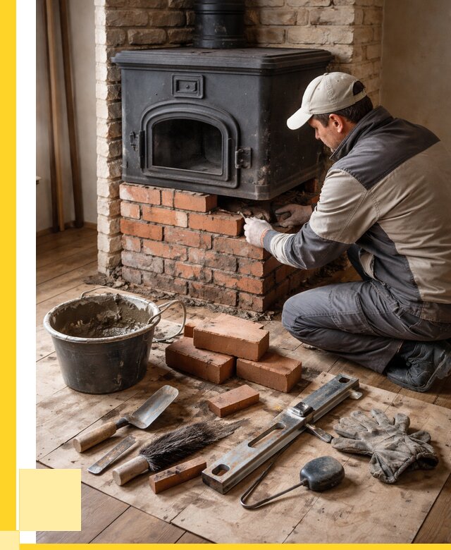 Ремонт печей в Подольске от 12502 р., услуги печника ЭриданПдл