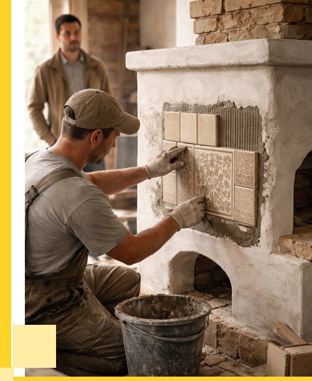 Отделка печей и банных печей в Подольске от 36463 р. | ЭриданПдл