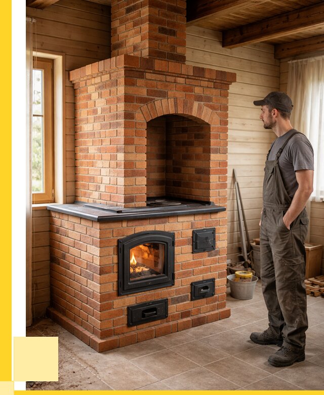 Кирпичные печи в Подольске: купить от 156270 р. | ЭриданПдл