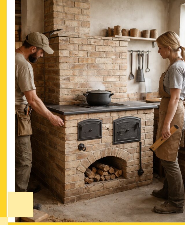 Варочно отопительные печи в Подольске от 93762 р. | ЭриданПдл