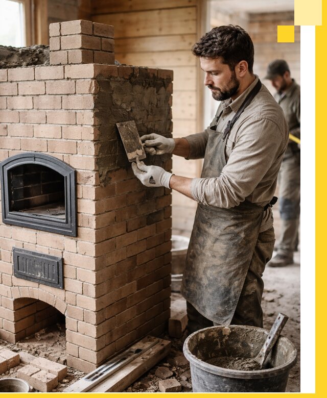 Изготовление и установка печей-шведок под ключ в Подольске