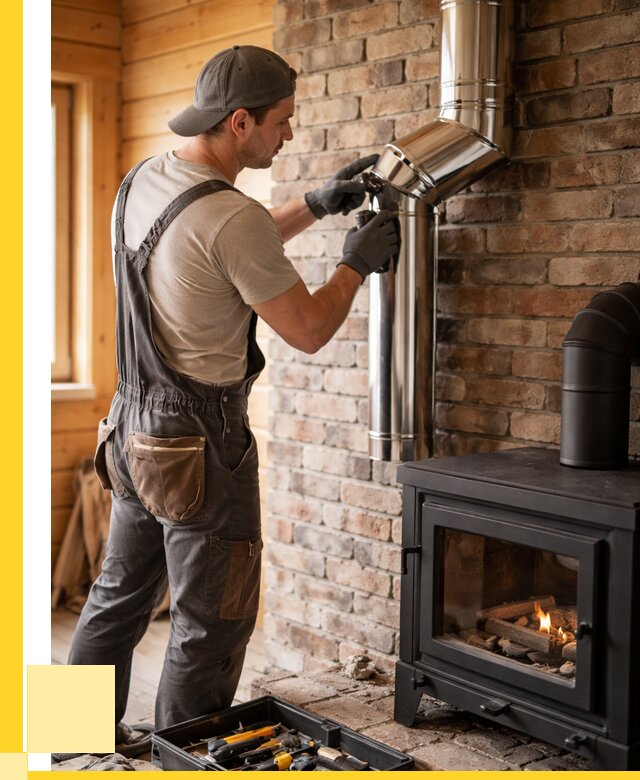 Монтаж дымоходов для печей в Подольске от 7814 р. | ЭриданПдл