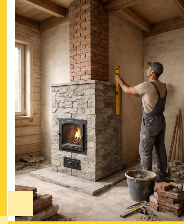 Печи и дымоходы под ключ в Подольске от 46881 р., ЭриданПдл