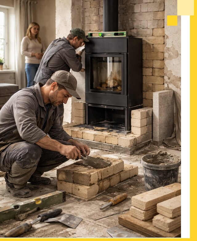 Печи и камины под ключ: проект, установка в Подольске