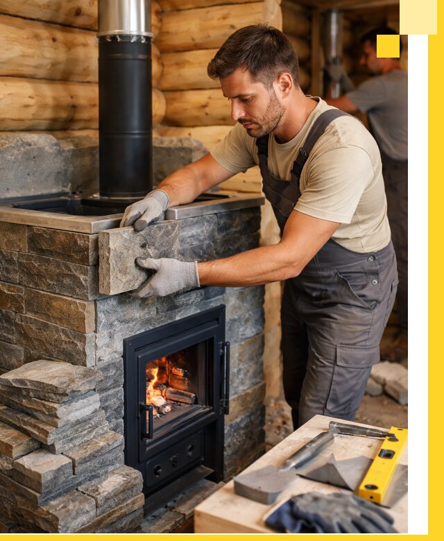 Печи для бани под ключ в Подольске: изготовление и монтаж