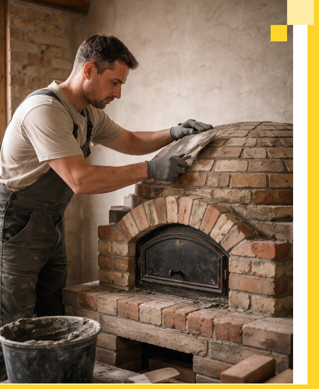 Изготовление и монтаж помпейских печей на заказ в Подольске