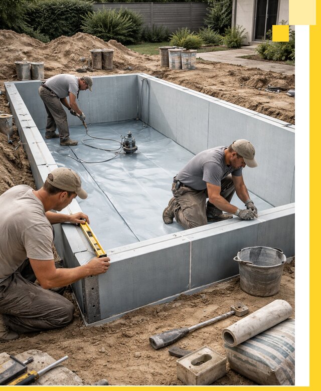 Профессиональный монтаж бассейнов под ключ в Подольске с гарантией