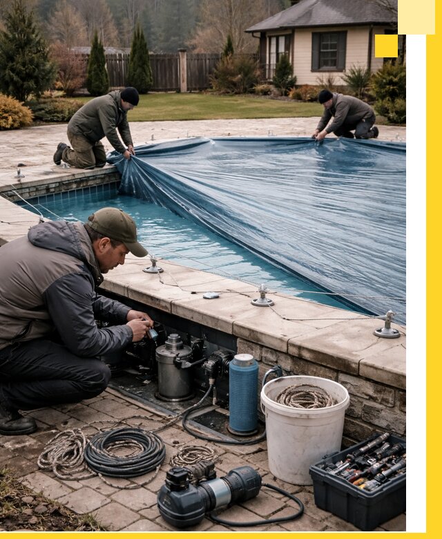 Консервация бассейнов в Подольске: подготовка к длительному хранению