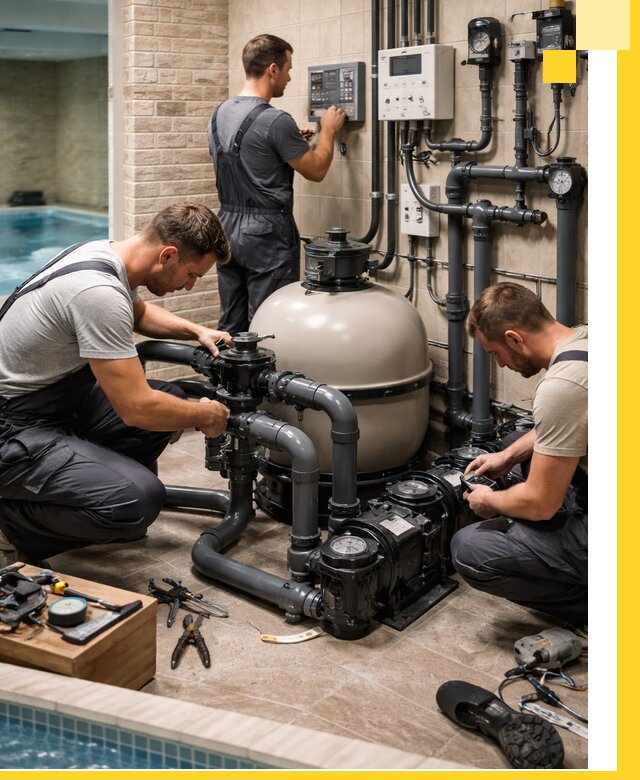 Комплексное оборудование для бассейнов под ключ в Подольске