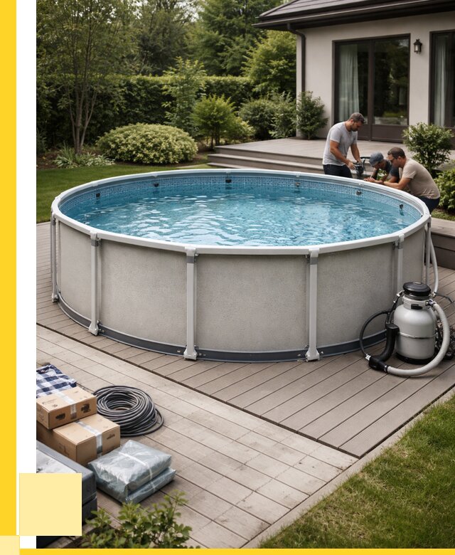 Купить каркасные бассейны в Подольске от 46881 р. | ЭриданПдл