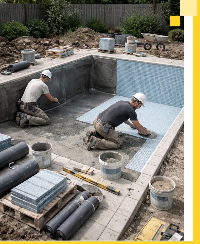 Проектирование и строительство стационарных бассейнов в Подольске