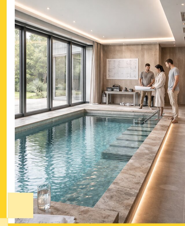 Закрытые бассейны под ключ в Подольске от 2604500 р. | ЭриданПдл