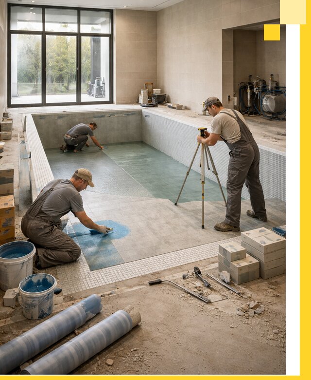 Проект и строительство закрытых бассейнов в Подольске под ключ