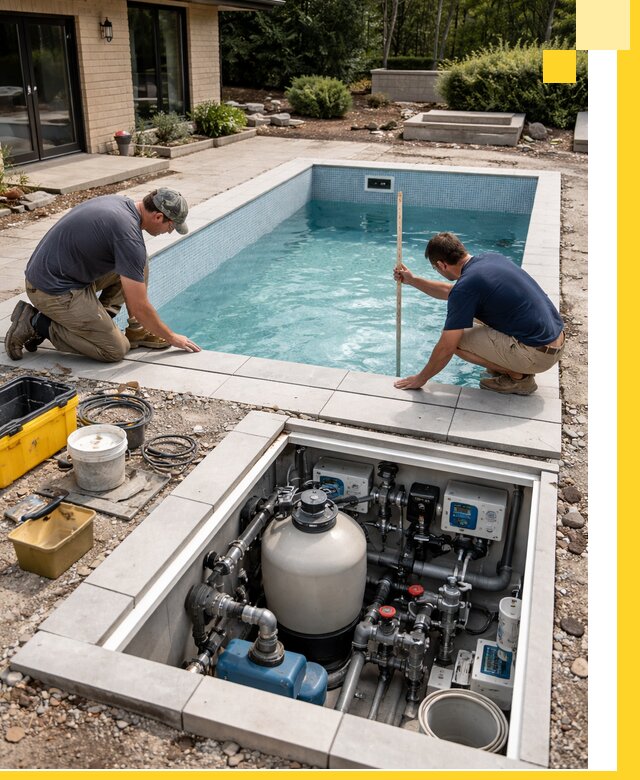 Строительство качественных домашних бассейнов под ключ в Подольске