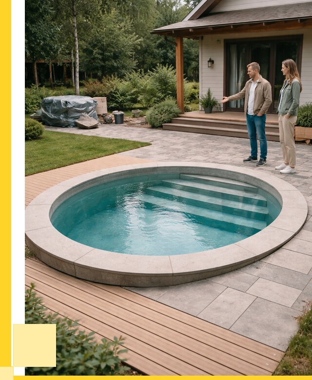 Бассейн на даче под ключ в Подольске от 208360 р., ЭриданПдл