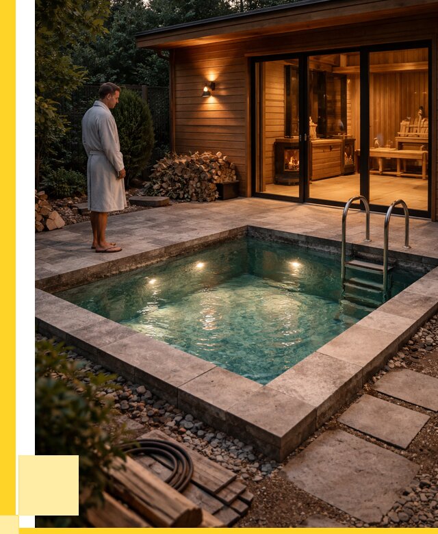 Бани с бассейном под ключ в Подольске от 98971 р. | ЭриданПдл