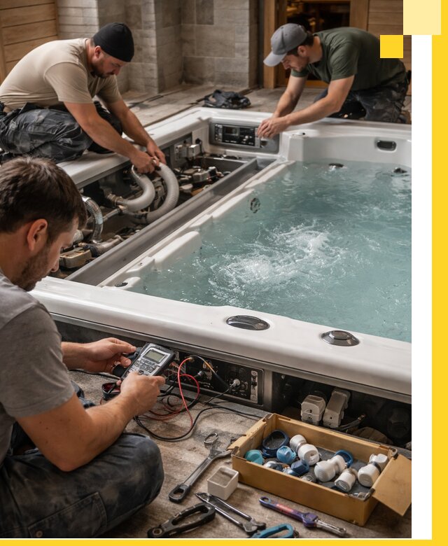 Гидромассажные бассейны под ключ в Подольске, дизайн и монтаж