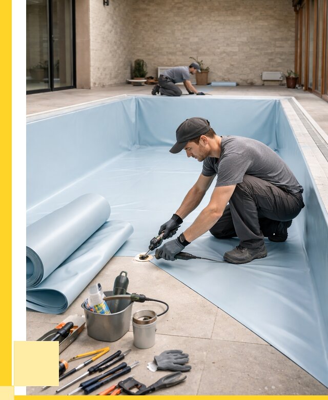 Пленка ПВХ для бассейнов в Подольске от 2605 р. | ЭриданПдл