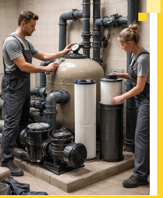 Фильтры и системы фильтрации для бассейнов в Подольске