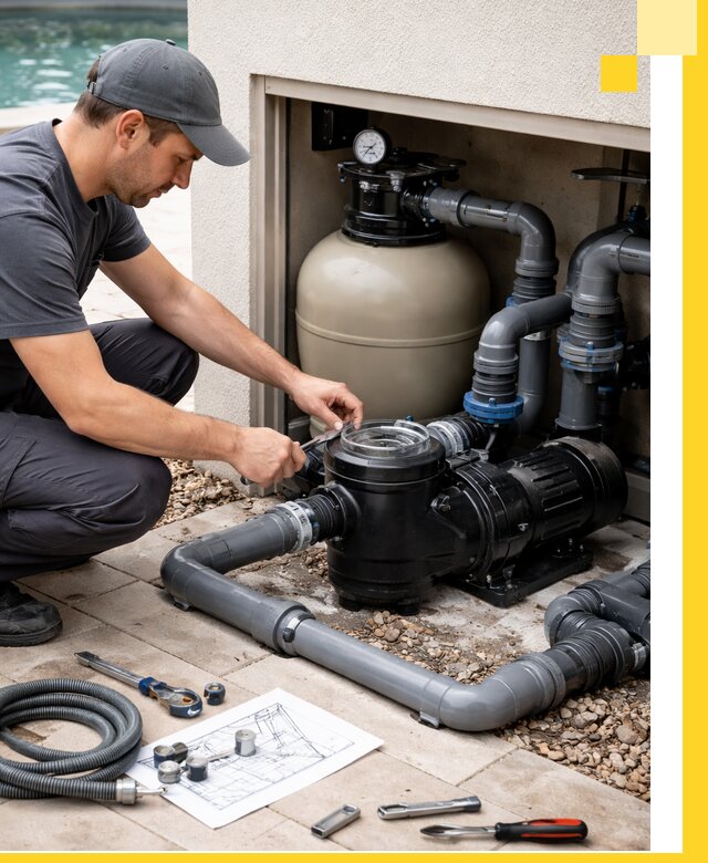 Поставка, монтаж и сервис насосов для бассейнов в Подольске