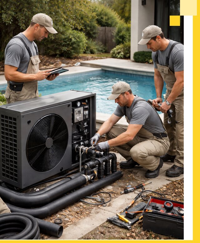 Проектирование и установка тепловых насосов для бассейнов в Подольске