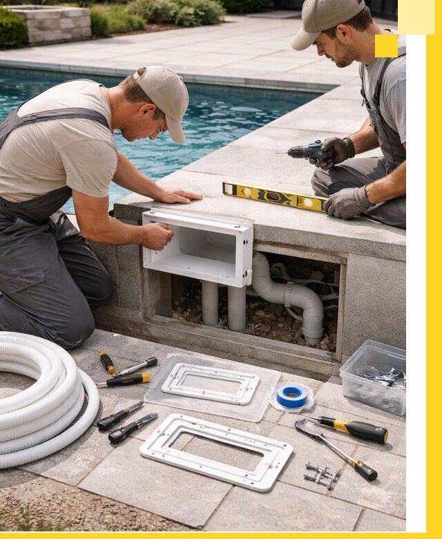 Поставка и установка скиммеров для бассейнов в Подольске