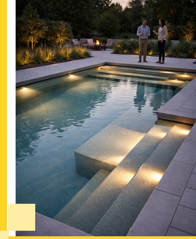 Освещение бассейнов в Подольске под ключ от 26045 р. | ЭриданПдл