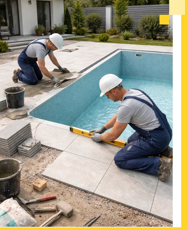 Строительство и монтаж плавательных бассейнов под ключ в Подольске