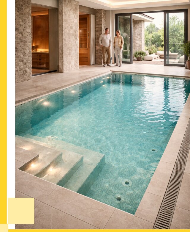 Бассейн во дворе в Подольске: проект, отделка от 1250160 р. | ЭриданПдл