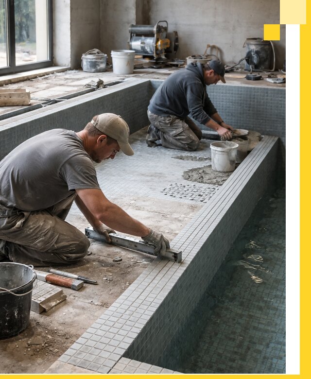 Строительство бассейна в частном доме в Подольске под ключ