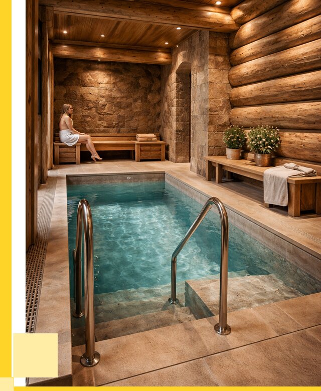 Аренда бани с бассейном в Подольске от 1562700 р. | ЭриданПдл