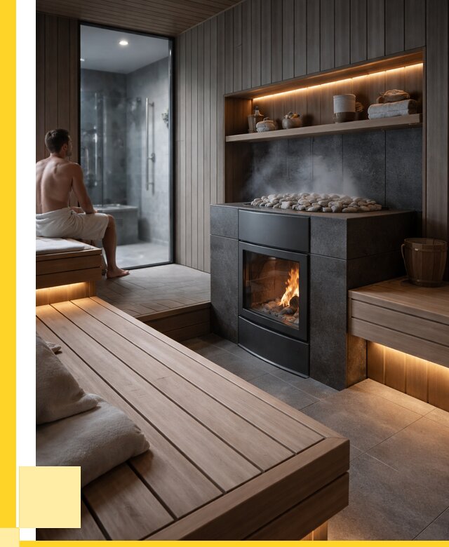 Проект сауны в частном доме в Подольске от 36463 р. | ЭриданПдл