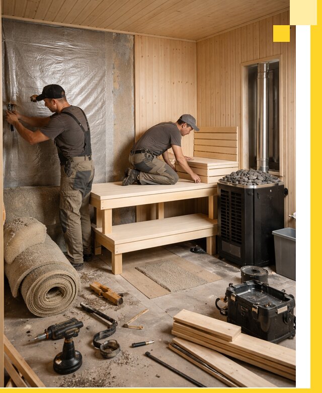 Проекты саун под ключ в Подольске дизайн и строительство