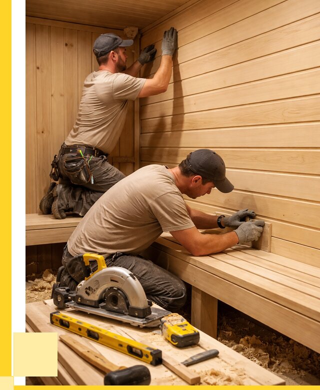 Обшивка саун вагонкой в Подольске от 2605 р. | ЭриданПдл