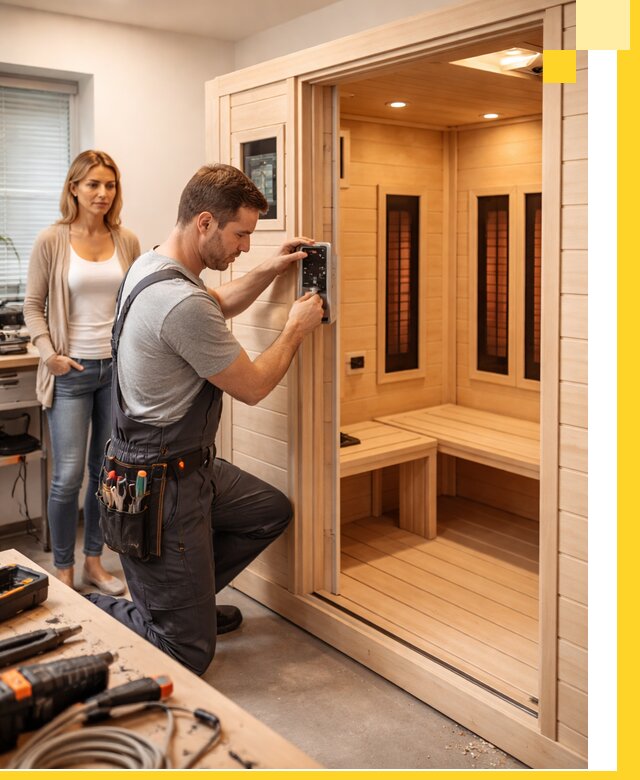 Инфракрасные сауны под ключ в Подольске продажа и установка