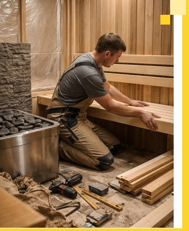 Сауны для дома под ключ с проектированием и монтажом в Подольске