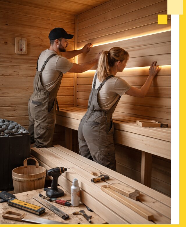 Дизайн саун и бань под ключ с индивидуальным проектом в Подольске