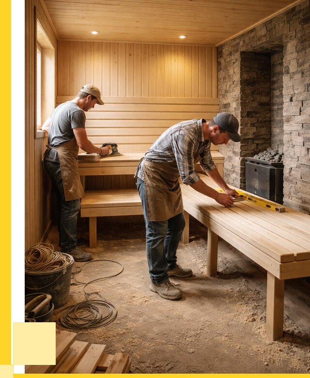 Отделка бани в Подольске: внутренняя отделка от 3125 р. | ЭриданПдл