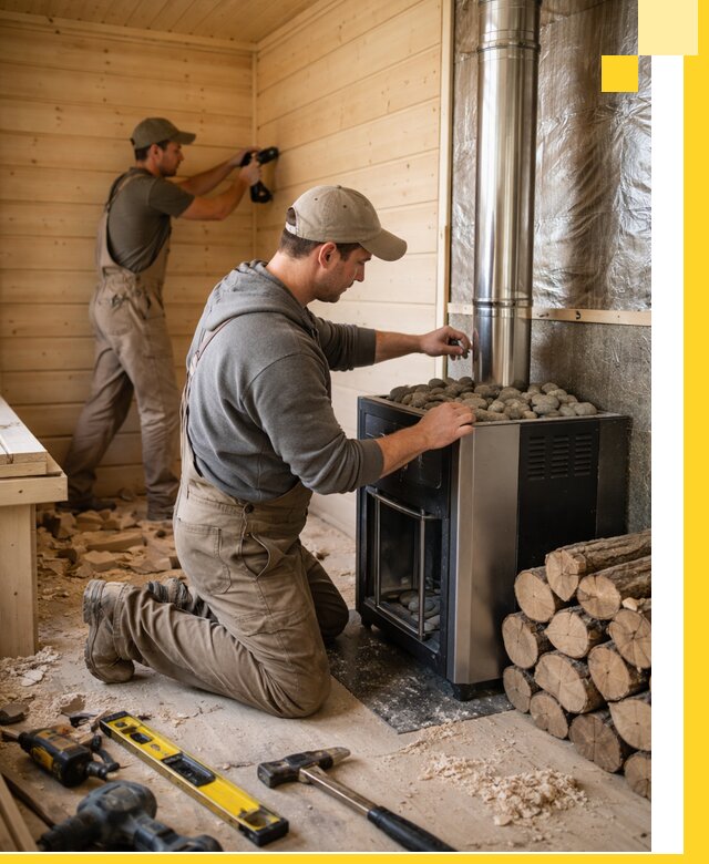 Строительство деревянных бань под ключ в Подольске проекты и монтаж