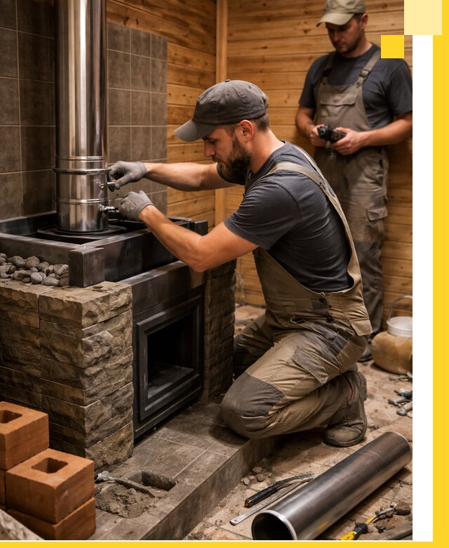 Изготовление и установка банных печей под ключ в Подольске