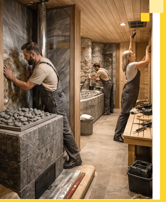 Строительство бань и SPA процедур в Подольске под ключ и отделкой