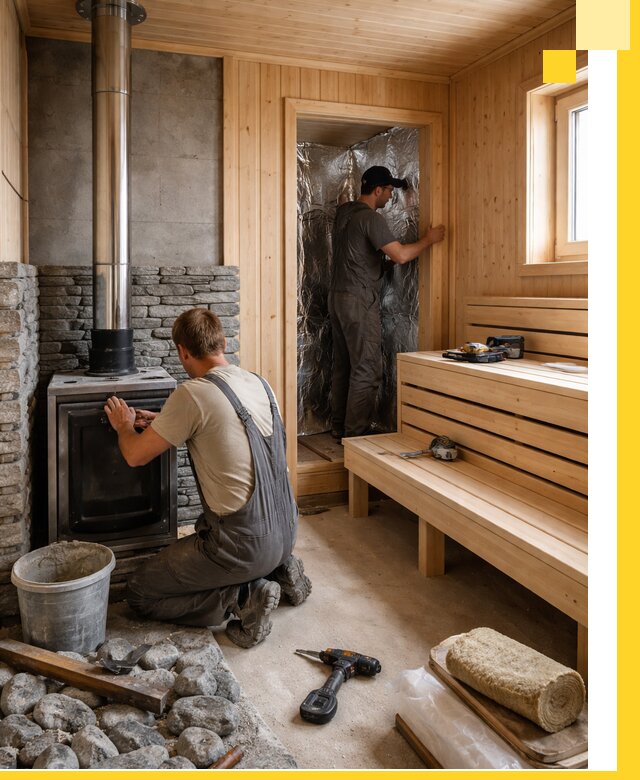 Строительство и изготовление бань под ключ в Подольске