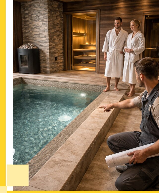 Проект бани с бассейном под ключ в Подольске от 67717 р. | ЭриданПдл